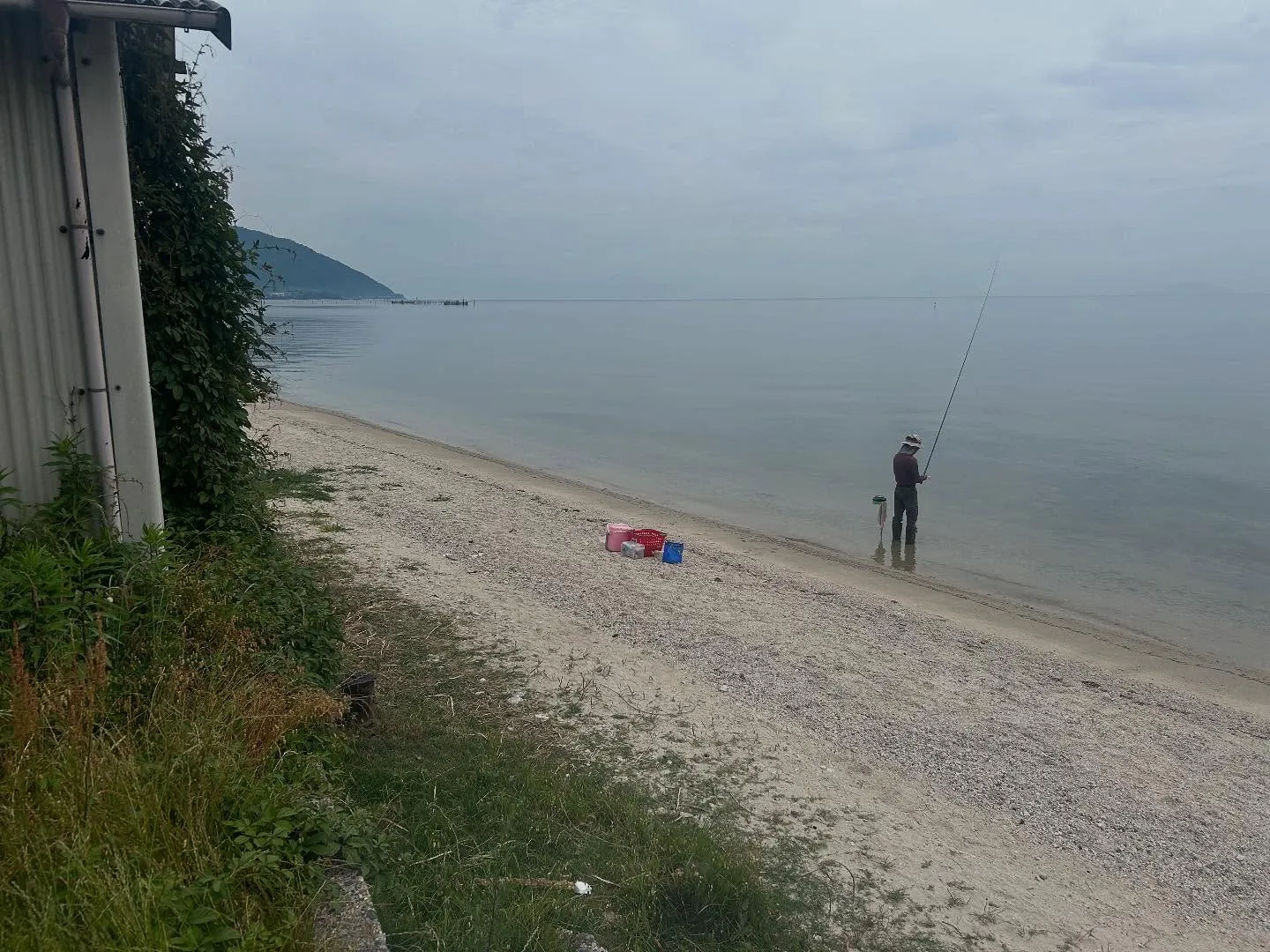 琵琶湖へ、鮎釣りに